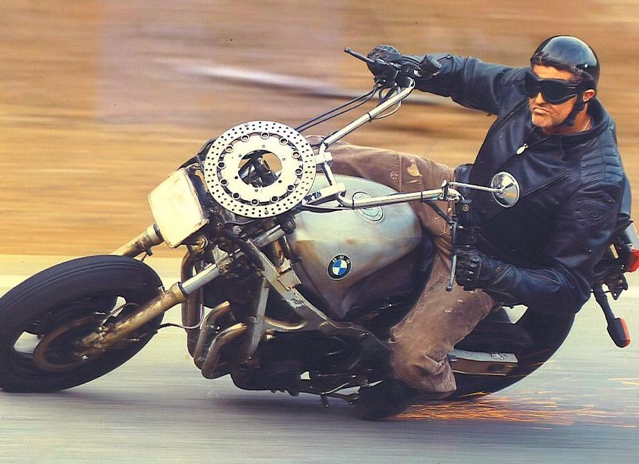 Joe Bucaro sur sa moto
